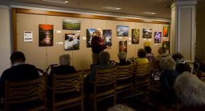 Photo from Exhibit Opening at the Massry Residence